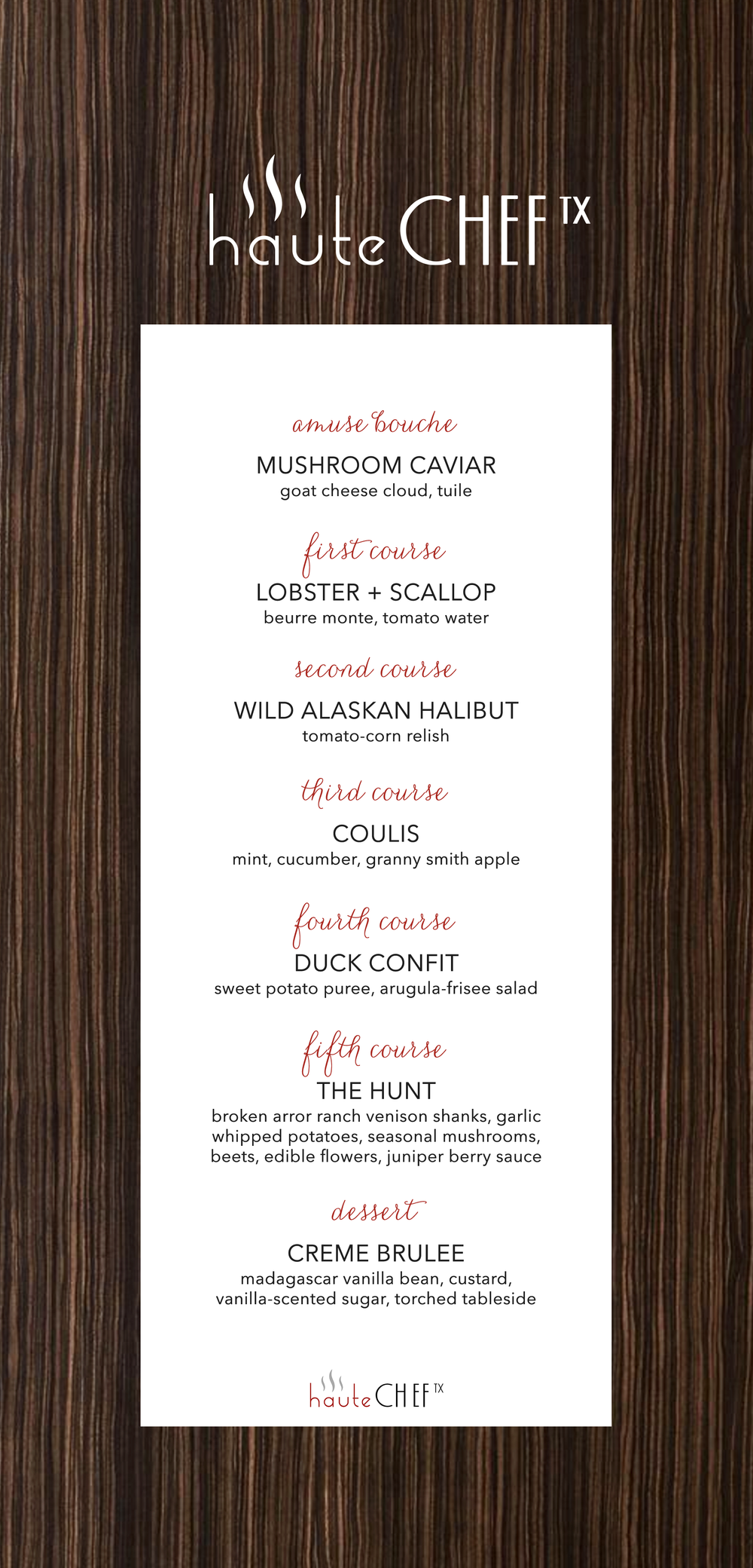 haute-chef-menu